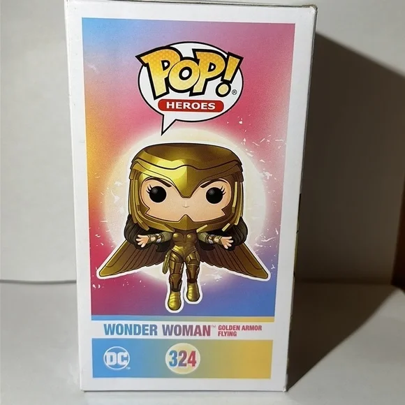 Wonder Woman golden armour flying funko pop​ - Picture 4 of 6